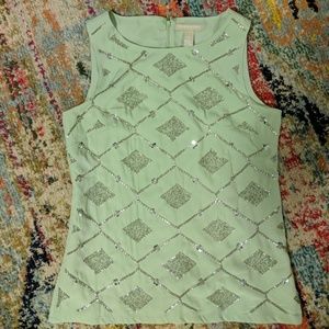 Banana Republic top with beading